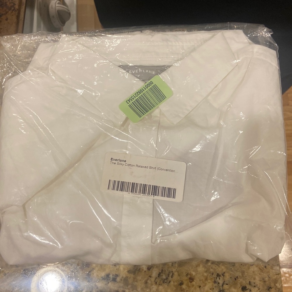 The Silky Cotton Relaxed Shirt from Everlane - NEW
